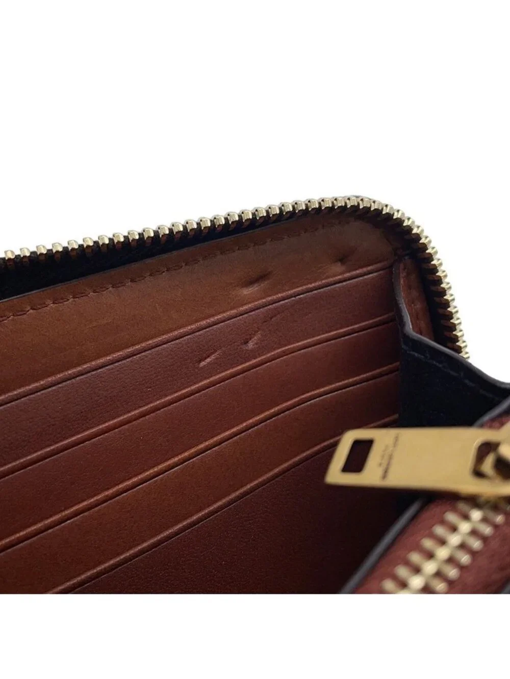 Saint Laurent Paris Wallet le Monogram Zip Around Leather